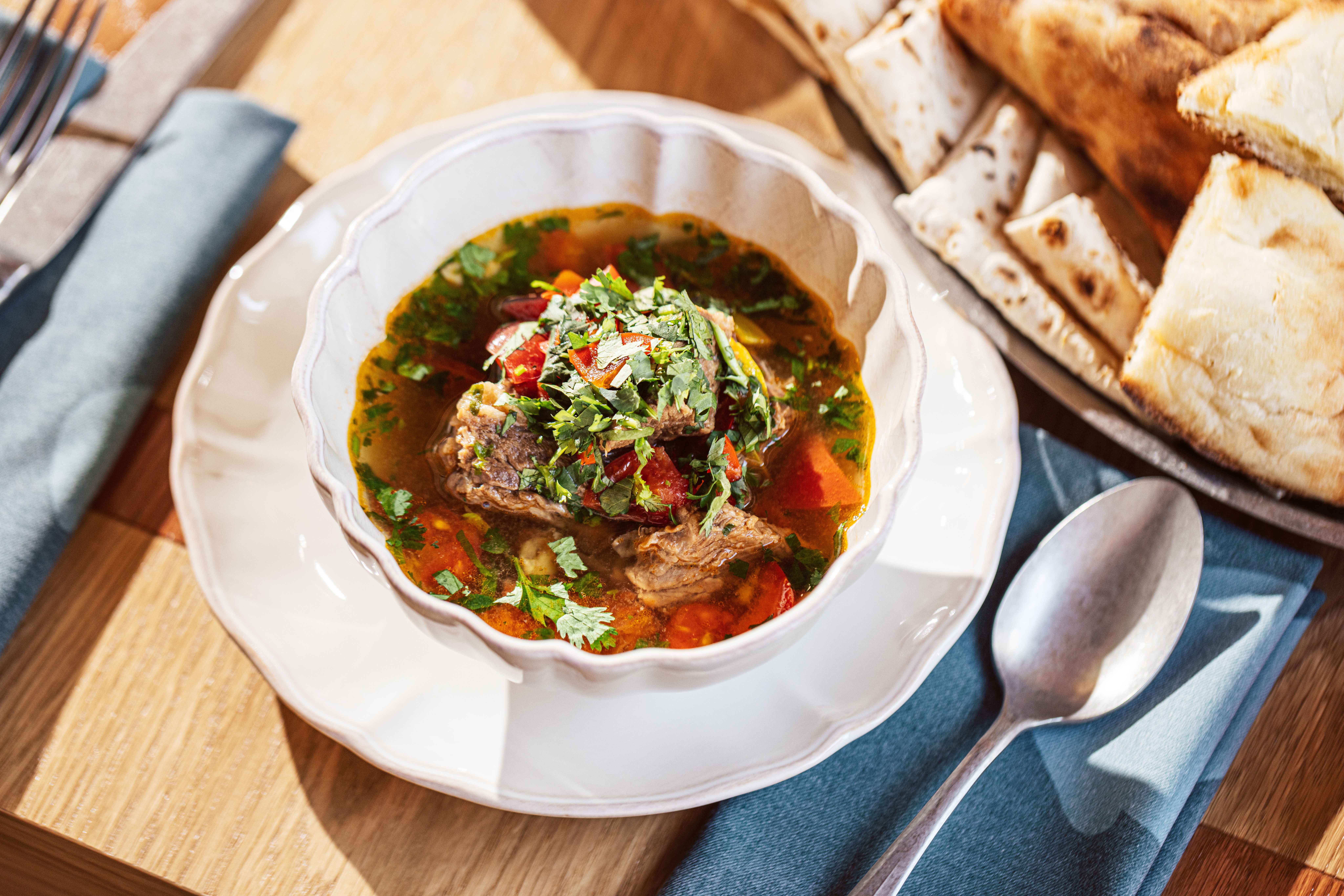 Хашлама с говядиной